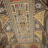 ceiling of Piccolmini library